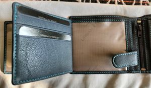 Unused Blue Pure Leather Men&#39;s Wallet