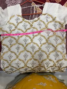 Full Zari Work Dupatta And Kurti