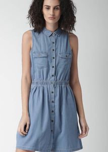 Navy Blue Dress 🦋