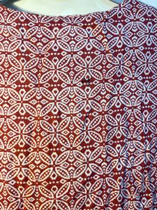 Patterned Casual Dress