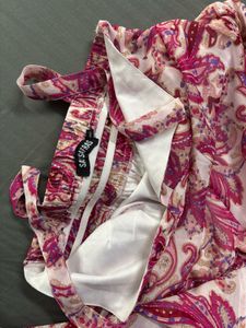 Pink Pattern Maxi Dress
