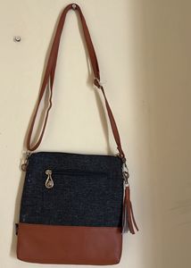 Crossbody Bag - Brown & Black