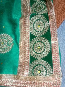 Mint Green Party Wear Saree