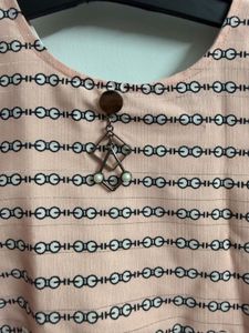 Girls' Pink &amp; White Floral Dress