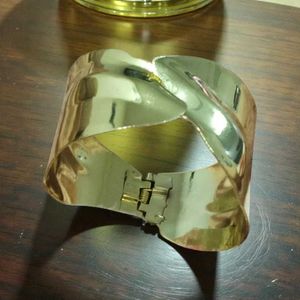 Gold Tone Cuff Bracelet