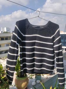 Striped Knit Sweater