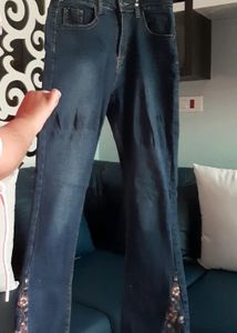 URBANIC BOOTCUT FLORAL WOMEN JEANS