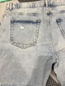 Distressed Denim Shorts