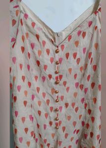 Pink Heart Print Dress (Women)
