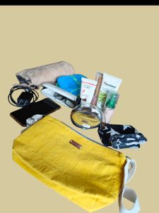 Cotton Canvas Sling Bag