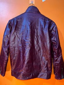 Burgundy Leather Jacket