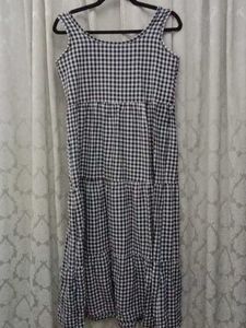 Gingham Maxi Dress