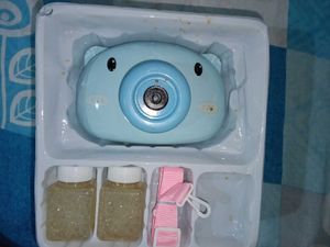 Pink Pig Bubble Camera - Kids Toy