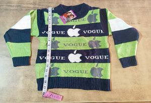 Kids Vogue Apple Print Sweater