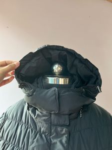 long black puffer jacket