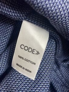 Navy blue Formal Shirt By Code from Westside