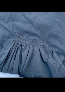 Elegant Silver Maxi Skirt &amp; Top