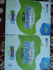 Class 7 CBSE Math and science book