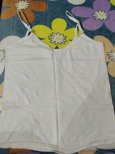 White and Black Cami Tops