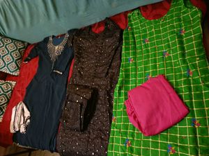 Three ❤️ Kurtis With Pant 😍😍🤩