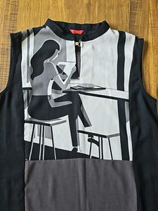 W brand Dress/Kurta with Graphic Print
