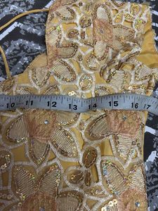 Elegant Gold Sequin lahanga