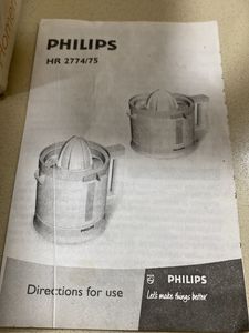 Philips Electric Juicer Maker Free Sipper