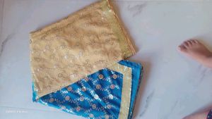 Beautiful Blue Colored Saree.💙