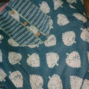 Xl Cotton Kurti Pant Set