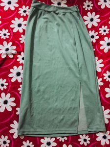 Long Side Slit Skirt