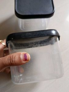 Set Of Two Container Transparent