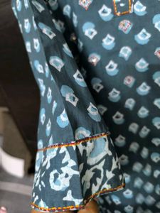 Floral Printed Pure Cotton Kurta
