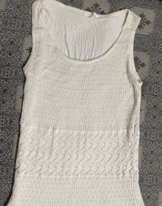 White Knit Dress