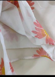 Floral Print Tie-Front Top