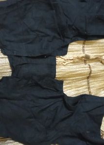 Black Cotton Blouse