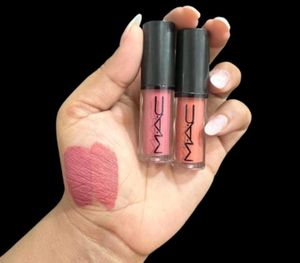 set of 6 mac liquid lipstick+ gloss 💕🫷🏻