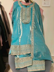 Elegant Embroidered Kurta Set