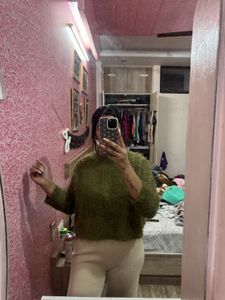 Woolen Crop Top