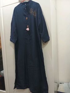 Elegant Navy Blue Kurta