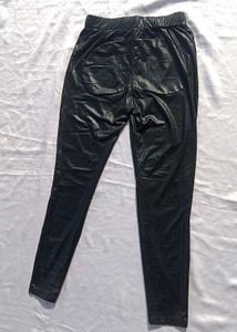 Brand New (Shein) 100% Leather Black Pant