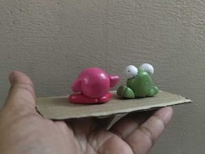 Kirby 🩷 &amp; Froggie 🐸 Desk Buddies Combo