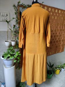 Mustard Colour Abaya