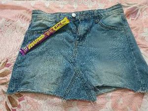Denim Mini Skirt