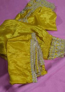 Elegant Yellow Embroidered kurti pyjama set