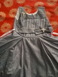 Sparkly Silver Party Dress