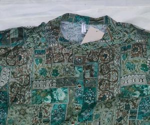 Patterned Long Sleeve Kurta