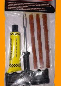 Tyre Puncture Repair Kit With 3 Seal Strips (5 Pcs