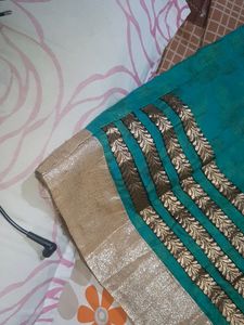 Green Anarkali Top