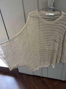 Zara Knit Gold Top
