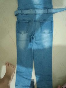 Denim Jumpsuit for Girls